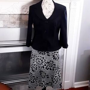 Black & white skirt Junors 9 Copper Key and My Michelle Black jacket Jr's 13